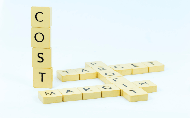 Scrabble tiles spelling cost