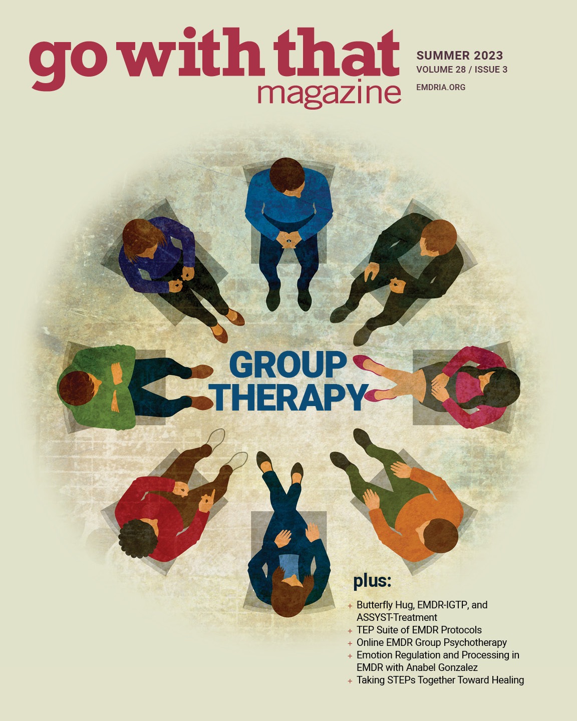 Go With That Group Therapy Cover Q3 Summer 2023